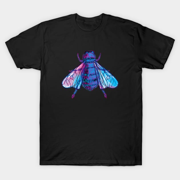 80's Retro Bee T-Shirt by mpflies2